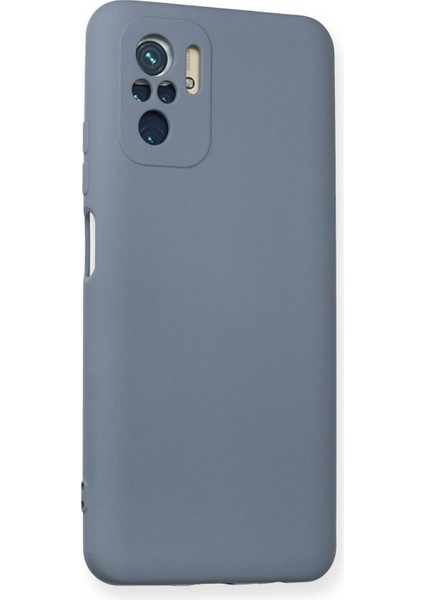 Xiaomi Redmi Note 10 Kılıf Nano Içi Kadife Silikon - Gri Yktsn