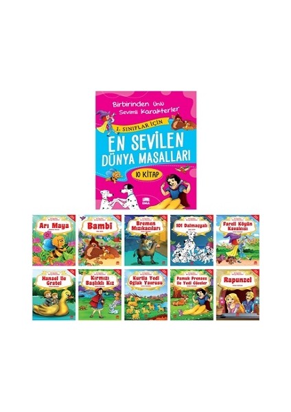 En Sevilen Dünya Masalları (10 Kitap)