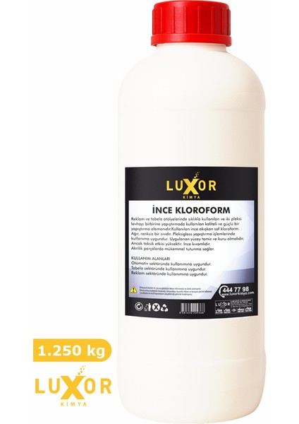 Kimya 1.250 kg İnce Kloroform