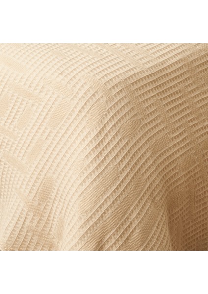 %100 Pamuk Bexley Tek Kişilik Pike Vizon (150X220 Cm)