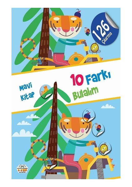 10 Farkı Bulalım - Mavi Kitap