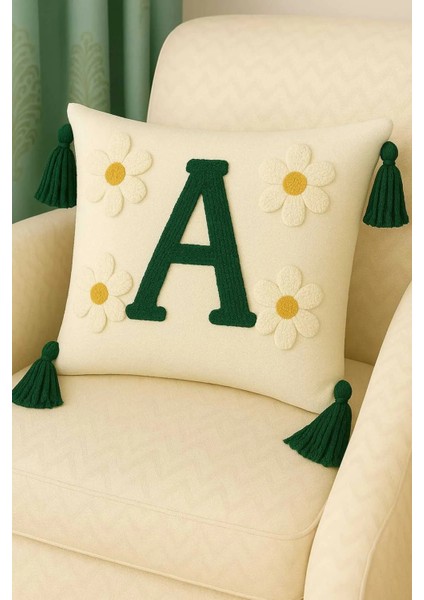 Punch Kırlent Kılıfı Harf Modeli A