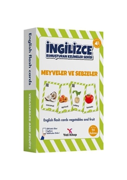 Ingilizce Kelime Kartları - Meyveler ve Sebzeler