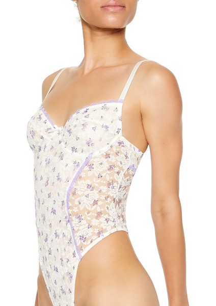 Çiçek Desenli Bodysuit fiyatları