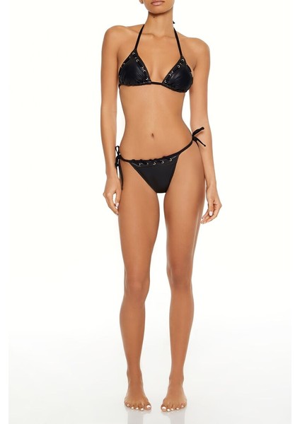 Suni Deri Bikini Altı