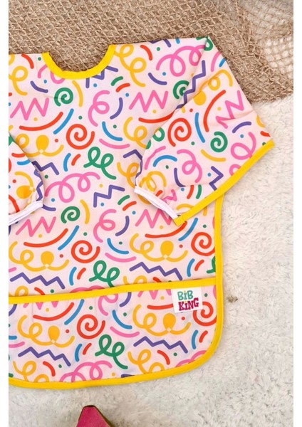 Melin Desenli Sıvı Geçirmez Unisex Aktivite ve Mama Önlüğü 6-24 Ay fırsatları