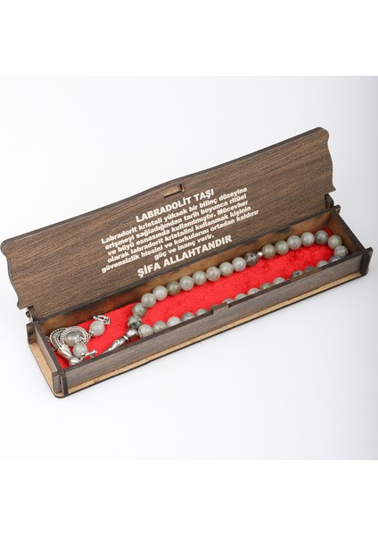 Kutulu 33 Lü Tesbih Labrodolit