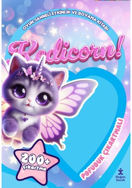 Kedicorn - Pofuduk Çıkartmalı Etkinlik Kitabı