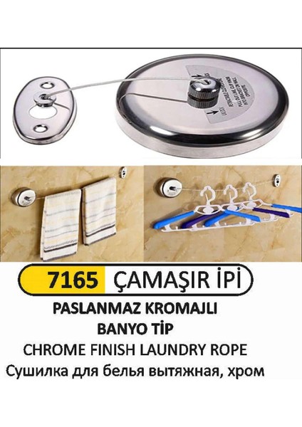 Jerdon Krom Çamaşır Ipi