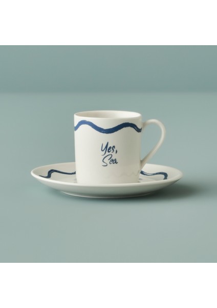 Marine Porselen 2'li Kahve Fincanı Seti Mavi (90 Cc) modelleri