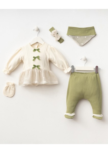 7082 Mnz Marka Olivia Yeni Doğan Hastane Çıkışı Kız 5'li Set