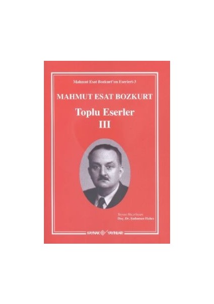 Mahmut Esat Bozkurt Toplu Eserler 3