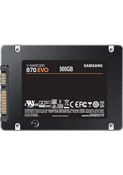 500 GB 870 Evo Samsung 2.5 Sata3 MZ-77E500BW 560-530 Mb/s Samsung Tr Garantılı fiyatları