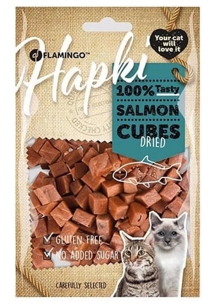 Flamingo Hapki Glutensiz Somonlu Küp Kedi Ödül Maması 85 gr