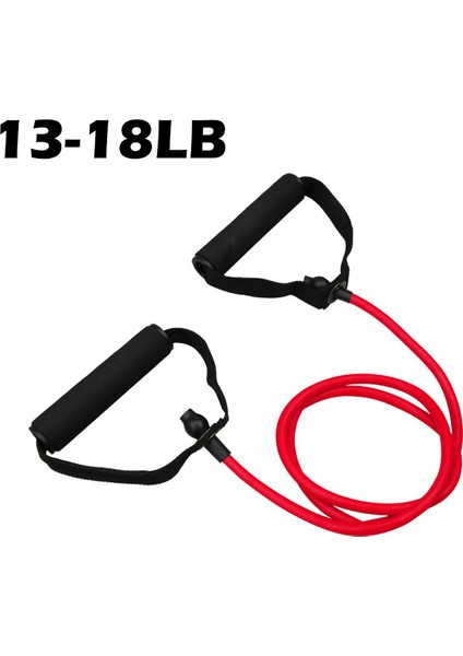 Kırmızı Stil 5 Seviye Lateks Yoga Kolları ile Çekme Halatı Fitness Kauçuk Elastik Direnç Bantları Kadınlar Için Ev Egzersizleri Kuvvet Eğitimi (Yurt Dışından)