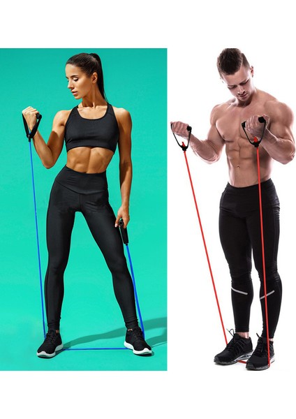 Kırmızı Stil 5 Seviye Lateks Yoga Kolları ile Çekme Halatı Fitness Kauçuk Elastik Direnç Bantları Kadınlar Için Ev Egzersizleri Kuvvet Eğitimi (Yurt Dışından) modelleri