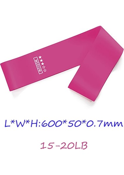 Gül Kırmızı Tarzı Fitness Eğitimi Sakız Sporları Spor Salonu Direnç Bandı Pilates Egzersiz Kauçuk Mini Kemer Crossfit Eğitim Ekipmanları Yoga Kemeri (Yurt Dışından)