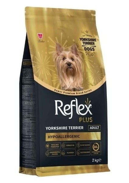 Reflex Plus Yorkshire Terrier Hypoallergenic Tavuklu Yetişkin Köpek Maması 2 kg