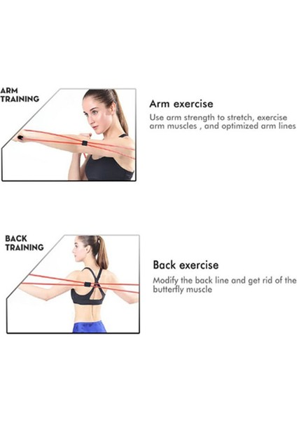 Sarı Stil Tpe 8 Kelime Fitness Yoga Sakız Direnci Lastik Bantlar Fitness Elastik Bant Fitness Ekipmanları Genişletici Egzersiz Spor Salonu Egzersiz Treni (Yurt Dışından) fırsatları