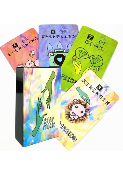 78PCSTT194 Tarzı Yeni Bilge Binici Tarot Oracle Kartları Interaktif Tahta Oyun Kartları Oyunları Aile Barı Içme Oyunu Aileyle Oynayın (Yurt Dışından)