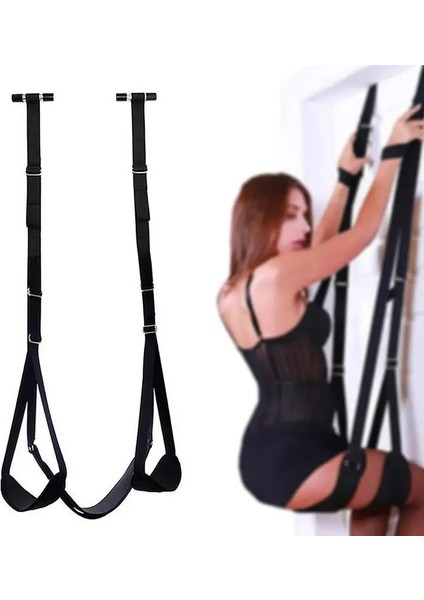 Fotoğraf Stili Olarak Ayarlanabilir Naylon Salıncak Koltuk Hava Yoga Eğitim Kemeri Eğlenceli Oyun Minderi Fitness Uygulama Kemeri Salıncak Kemeri Yetişkinler Için (Yurt Dışından)