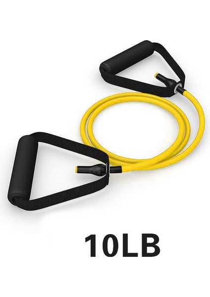 Sarı Stil 5 Seviye Çekme Halatı Fitness Egzersizleri Kolları ile Direnç Bantları Yoga Elastik Halat Eğitmeni Gym Fitness Band Güç Eğitimi (Yurt Dışından)