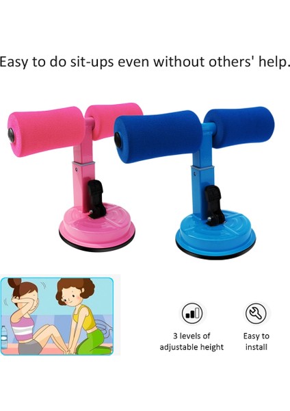 Kırmızı Stil Kadın Erkek Sit-Up Egzersiz Ince Vücut Yağ Yakma Karın Eğitmen Güçlü Emiş Egzersiz Fitness Ekipmanları Karın Egzersiz (Yurt Dışından) modelleri