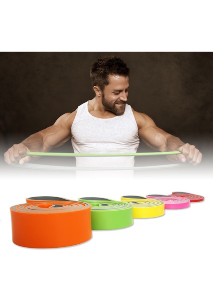 50-75 Lbs Tarzı Çift Renkli Direnç Bantları Pull-Up'lar Için Yardımlı Bant Döngüsü Germe Egzersizi Unisex Kauçuk Fitness Salonu Egzersizi (Yurt Dışından)