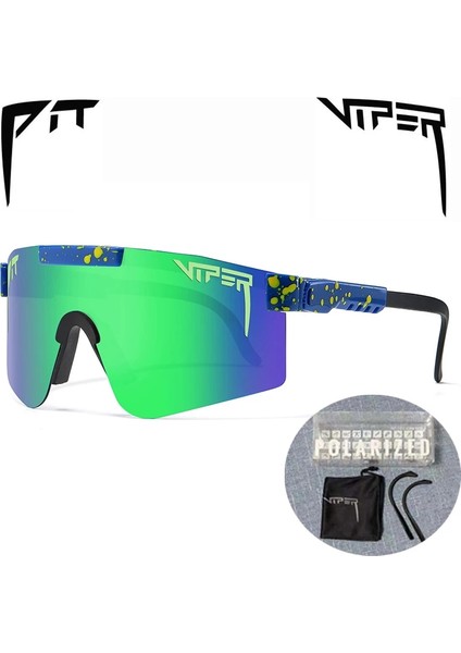 C6 Stili Pıt Vıper Polarize Bisiklet Gözlükleri Moda Bisiklet Bisiklet Güneş Gözlüğü UV400 Doğa Sporları Gözlük Mtb Gözlük Kılıflı (Yurt Dışından) fırsatları