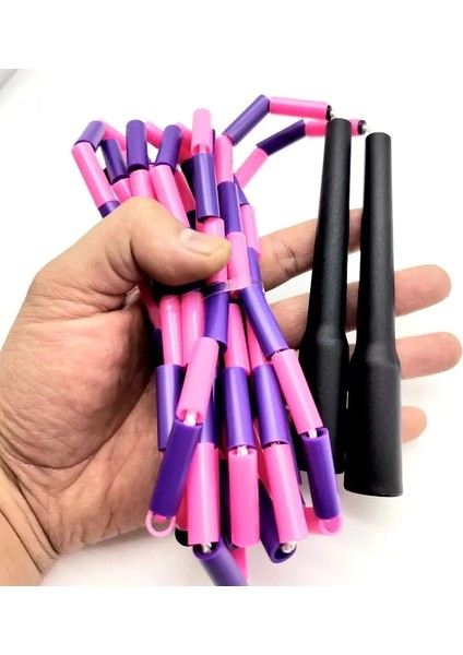 Sert Boncuklu Ip D Stili Rush Atletizm Boncuklu Atlama Ipliği Gökkuşağı Sert Boncuk 2,9 Metre Ayar Kış Soğuğa Karşı (Yurt Dışından)