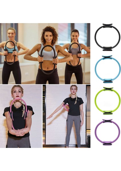 Gri Stil Direnç Pilates Yüzükler Sihirli Daire Vücut Spor Fitness Ağırlık Egzersiz Jimnastik Aerobik Fitness Tekerlek Kolu Yoga Kiti Yüzük (Yurt Dışından) modelleri