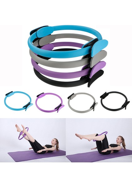 Mavi Stil Yoga Halkası Güzellik Kalça Halkası Pelvik Taban Kas Ince Bacak Açık Geri Döngü Streç Çekme Sihirli Daire Yoga Fitness Malzemeleri Pilates (Yurt Dışından) modelleri