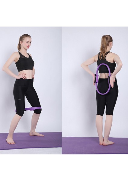 Mavi Stil Yoga Halkası Güzellik Kalça Halkası Pelvik Taban Kas Ince Bacak Açık Geri Döngü Streç Çekme Sihirli Daire Yoga Fitness Malzemeleri Pilates (Yurt Dışından) fırsatları