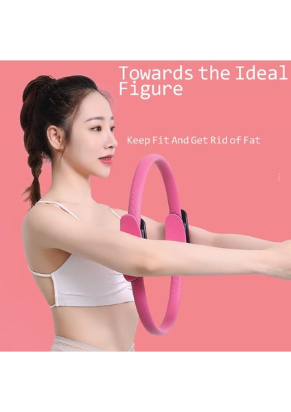 Mavi Stil Yoga Halkası Güzellik Kalça Halkası Pelvik Taban Kas Ince Bacak Açık Geri Döngü Streç Çekme Sihirli Daire Yoga Fitness Malzemeleri Pilates (Yurt Dışından) indirimleri