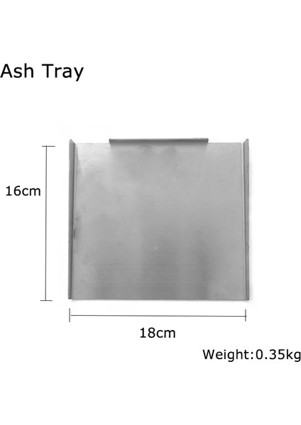 Kül Tablası Tarzı Taşınabilir Kamp Çadırı Odun Sobası Aksesuarları Odun Sobası Çerçeve Baca Kapağı Aracı Yürüyüş Pişirme Odun Sobası Aksesuarı (Yurt Dışından)
