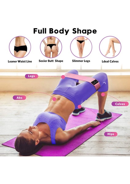 Turuncu Tarzı Direnç Bantları Kadın Yoga Crossfit Pilates Squats Bacak Kalça Direnç Bandı Glute Ganimet Bantları Çekme Halatı Gym Fitness Vücut Geliştirme (Yurt Dışından)