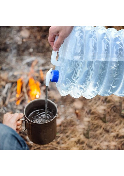 Mavi 5l Stili L Kapasiteli Açık Katlanabilir Su Torbası Taşınabilir Sürüş Su Torbası Konteyner Kamp Piknik Yürüyüşü Için Musluklu (Yurt Dışından) fırsatları