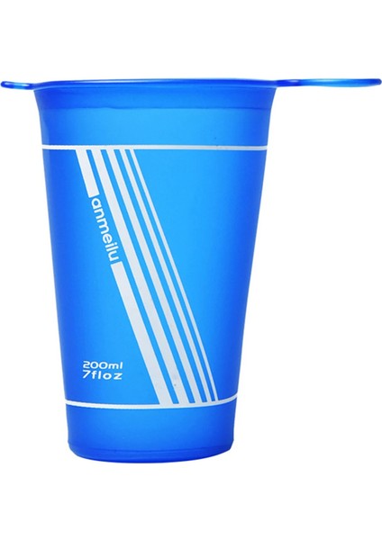 200ML Foldable Soft Cup Bpa Free Water Bag Non Toxic Tpu Ultralight For Outdoor Sports Marathon Cycling Trailing Running (Yurt Dışından)