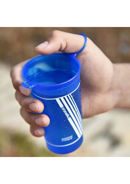 200ML Foldable Soft Cup Bpa Free Water Bag Non Toxic Tpu Ultralight For Outdoor Sports Marathon Cycling Trailing Running (Yurt Dışından) fiyatları