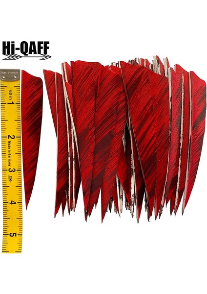 Floresan Sarı Tarzı Hi-Q 4 Inç Avcılık Ok Tüyleri Kalkan Kesim Fletches Mürekkep Boyama Türkiye Tüyleri Fletching Okçuluk Aksesuarları (Yurt Dışından) indirimleri