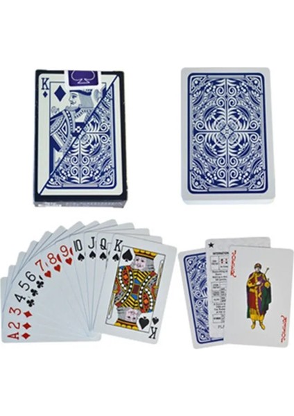 5735MAVI Stil 100% Pvc Yeni Desen Plastik Su Geçirmez Yetişkin Iskambil Kartları Oyunu Poker Kartları Masa Oyunları 58*88MM Kartlar (Yurt Dışından)
