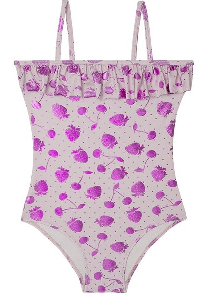 Fırfırlı Çabuk Kuruyan Lingo Mayo Unisex Çocuk Mayo SM21110196