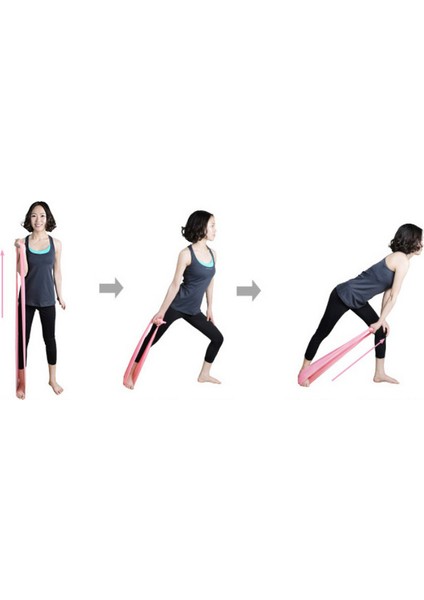Sarı Stil Doğa Sporları Yoga Pilates Streç Direnç Bandı Egzersiz Fitness Bandı Eğitim Elastik Egzersiz Fitness Kauçuk 150CM (Yurt Dışından) indirimleri