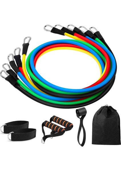 RB-11P-24Y Stili Tpe Lateks Direnç Bandrossfit Eğitim Egzersiz Yoga Tüpleri Çekme Halatı Kauçuk Genişletici Elastik Bantlar Çanta ile Fitness (Yurt Dışından) fiyatları