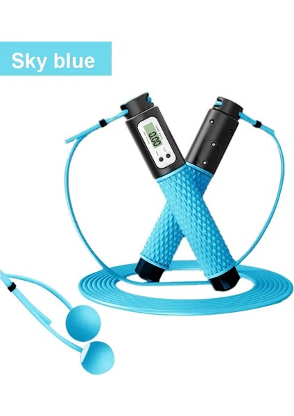 Mavi Stil Spor Atlama Ipi Fitness Atlama Ipi Akülü Ip Atlama Ipi Sayılabilir Pvc Malzeme Kaymaz Fitness Ekipmanları (Yurt Dışından)