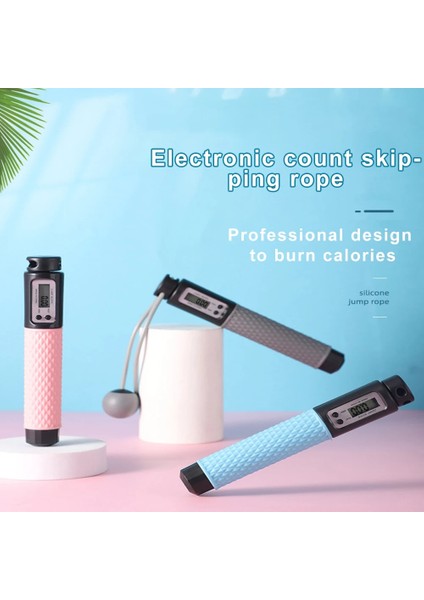 Mavi Stil Spor Atlama Ipi Fitness Atlama Ipi Akülü Ip Atlama Ipi Sayılabilir Pvc Malzeme Kaymaz Fitness Ekipmanları (Yurt Dışından) modelleri