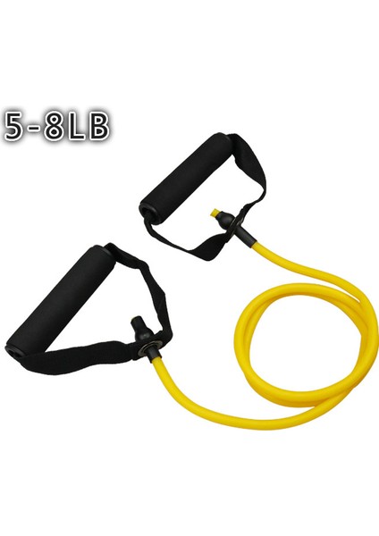 Sarı Stil Kolları ile 8 Kelime Yoga Çekme Halatı 5 Seviye Direnç Fitness Elastik Bant Fitness Ekipmanları Genişletici Egzersiz Spor Salonu Egzersizi (Yurt Dışından)