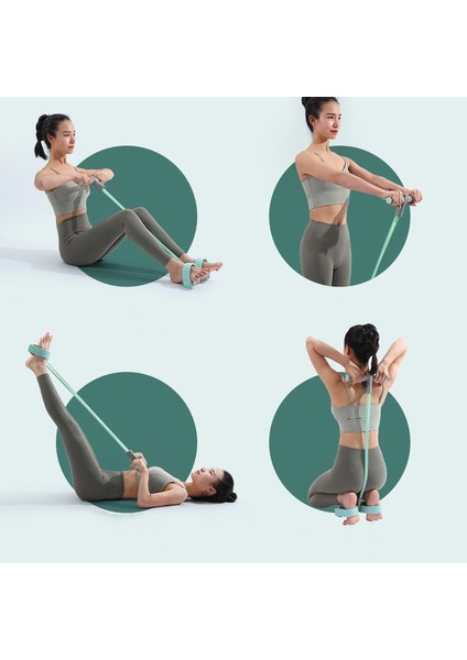 Mor Tarzı Dört Tüplü Pedal Germe Cihazı Mekik Soba Borusu Çok Fonksiyonlu Ayak Pedalı Bacak Çekme Halatı Sit-Up Yardımı Yoga Fitness Ekipmanları (Yurt Dışından) fırsatları