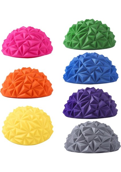 Turuncu Tarzı Yoga Yarım Top Fiziksel Fitness Ekipmanları Egzersiz Dengesi Tükenmez Masaj Basamak Taşları Spor Salonu Yoga Pila Için Pvc Denge Bölmeleri (Yurt Dışından) fiyatları