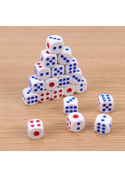 Zarlar Plastik Beyaz Oyun Zarları Standart Altı Taraflı Karar Veren Doğum Günü Partileri Masa Oyunu Boş Zaman ve Eğlence (Yurt Dışından) modelleri